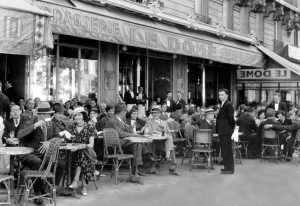 The Dome cafe - Paris 1920's